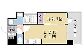 ソルテラス京都勧進橋ＰＡＲＫ　ＳＩＤＥ 407 ｜ 京都府京都市南区上鳥羽勧進橋町（賃貸マンション1LDK・4階・28.47㎡） その2