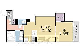 京都府京都市左京区聖護院蓮華蔵町（賃貸アパート1LDK・2階・48.34㎡） その2