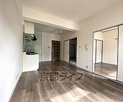 JR山陰本線 太秦駅 徒歩15分の賃貸マンション 4階3LDKのリビング/ダイニング