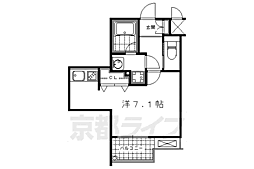 ベラジオ京都高台寺 5階1Kの間取り
