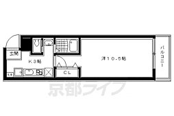コルテ鴨川五条 2階