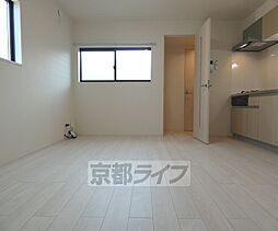 JR山陰本線 花園駅 徒歩2分の賃貸アパート 2階1LDKのリビング/ダイニング