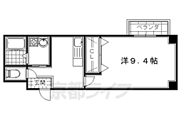 ＴＲＣ180 2階1Kの間取り