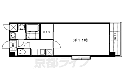 メゾン・フェアリー 6階1Kの間取り