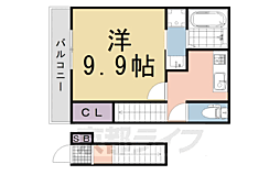 エステイトE桂川B棟 1階/201
