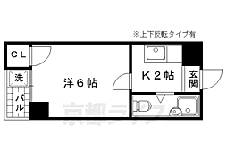 京福電気鉄道北野線 北野白梅町駅 徒歩12分 3階/-