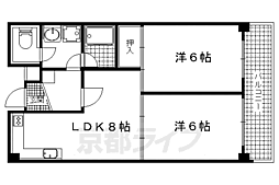 京都地下鉄東西線 山科駅 徒歩6分 2階/-