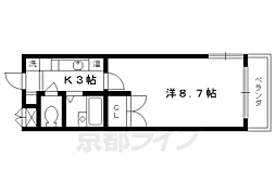 京都市営烏丸線 今出川駅 徒歩15分 3階/-