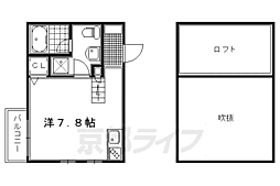 ピア・プリマ貴船館 ワンルームの間取図画像