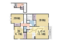 JR湖西線 堅田駅 徒歩9分 2階/-