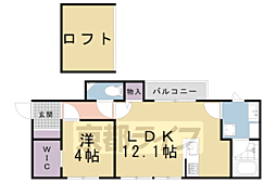 メゾンL&J 1LDKの間取図画像