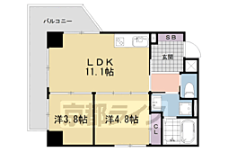 京都地下鉄東西線 椥辻駅 徒歩6分 6階/-