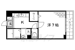 プランドールアイ 1Kの間取図画像