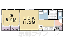 京都地下鉄東西線 御陵駅 徒歩6分 1階/-