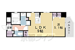 TAM'sComfort 1LDKの間取図画像