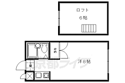 ファーストコート藤森 1Kの間取図画像