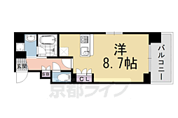ベラジオ五条堀川 8階/-