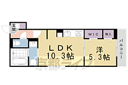 グランディールA&N2 1LDKの間取図画像