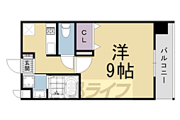フレンドリーハウス匠四条堀川 1Kの間取図画像