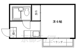 ジュネス21 1Kの間取図画像