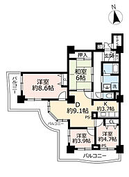 間取図画像 3LDK