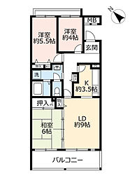 間取図画像 3LDK