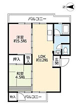 UR藤山台  ｜ 愛知県春日井市藤山台1丁目（賃貸マンション2LDK・5階・47.84㎡） その2