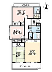 物件の間取り