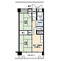 物件の間取り