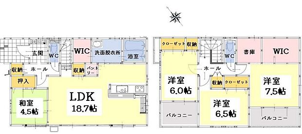 家事楽の水回り集中設計！