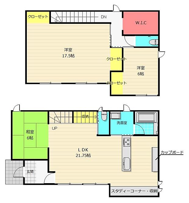 各部屋広々3SLDK！