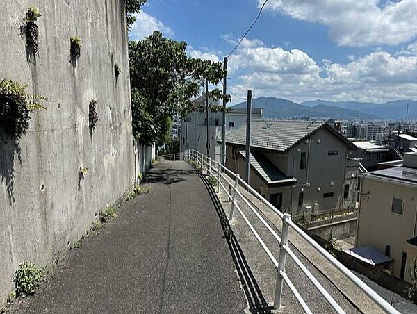 北東側私道