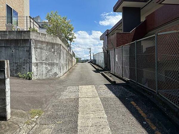 南西側前面道路（私道）
