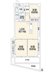 間取図画像 3LDK