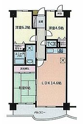 間取図画像 3LDK