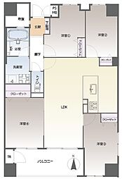 ファーネスト西新南 4LDKの間取図画像