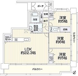シティライフ山王公園南 3LDKの間取図画像