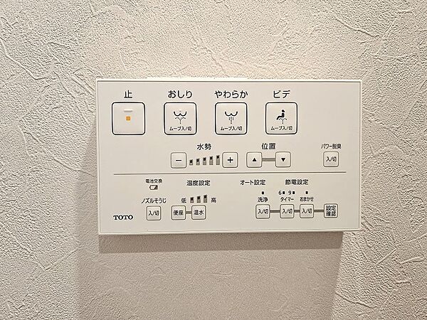 ウォシュレット機能あり。