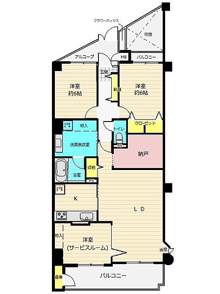 間取りを拡大表示