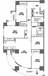 アーバンコーポ八幡 4LDKの間取図画像