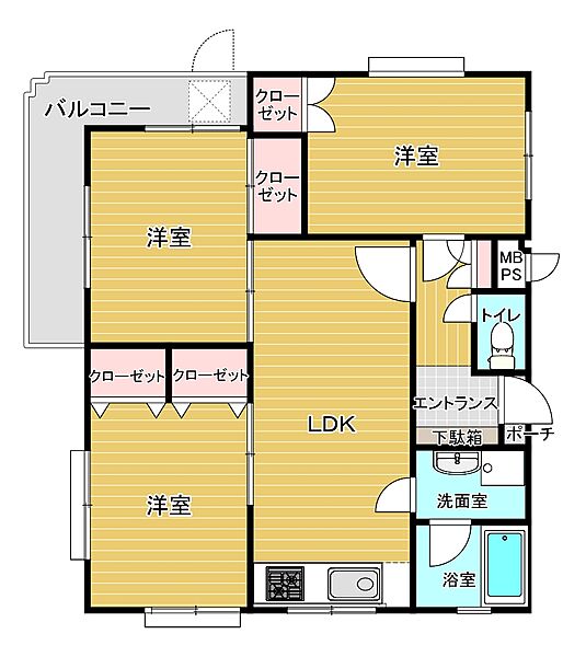 間取りを拡大表示