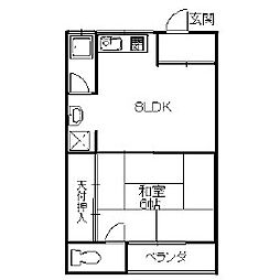 間取図画像 1LDK