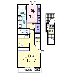 間取図画像 1LDK
