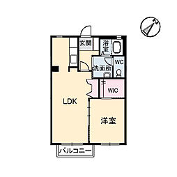 間取図画像 1LDK