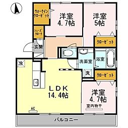 間取図画像 3LDK