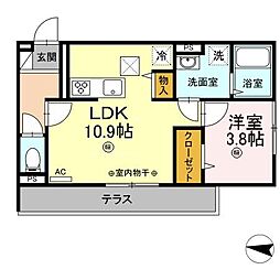 間取図画像 1LDK