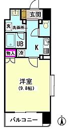 A・Nベアーズマンション 1Kの間取図画像