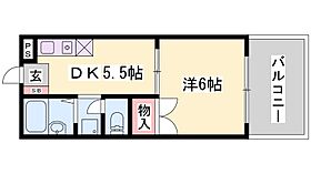 兵庫県姫路市砥堀（賃貸アパート1DK・2階・26.93㎡） その2