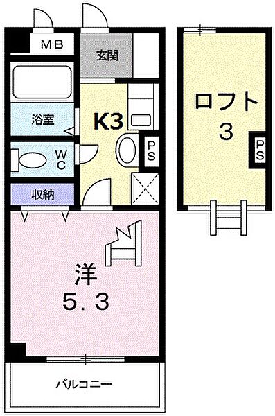 兵庫県姫路市田寺８丁目(賃貸アパート1K・2階・22.40㎡)の写真 その2