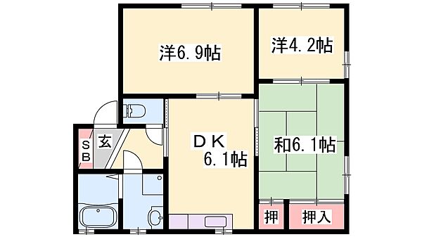 同じ建物の物件間取り写真 - ID:228046354254